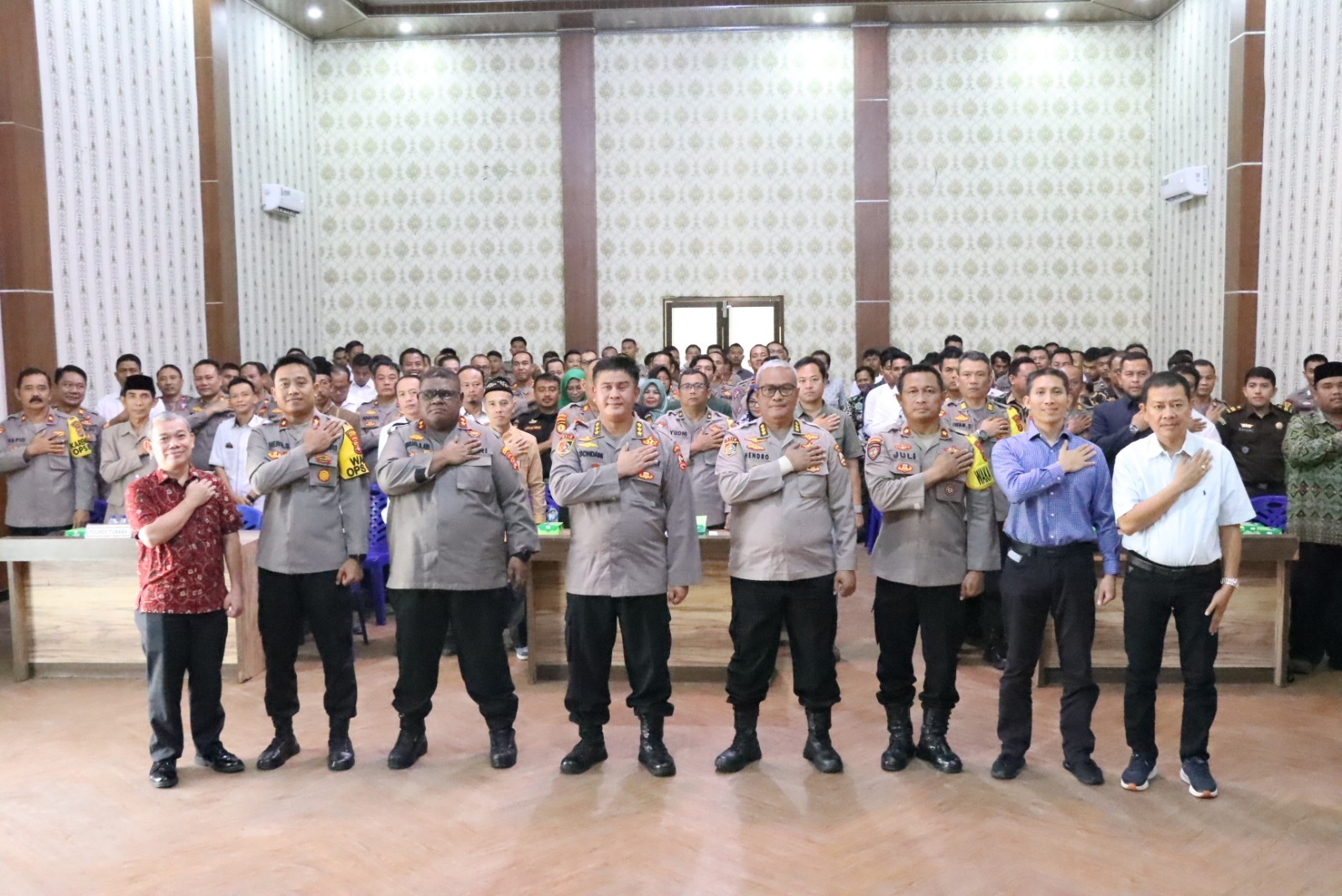 STIK Lemdiklat Polri Gelar Penelitian dan Supervisi di Polres Tulang Bawang