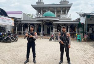 Samapta Polres Tulang Bawang Gelar Patroli Perintis Presisi di Sejumlah Masjid