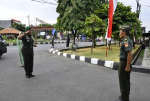 Sambut Pejabat Dandim Baru, Kodim 0735/Surakarta Gelar Tradisi Satuan