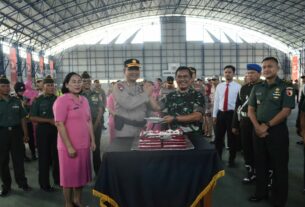 TNI di Bojonegoro berikan Kejutan Jajaran Kepolisian di Hari Bhayangkara ke- 77 Tahun 2023