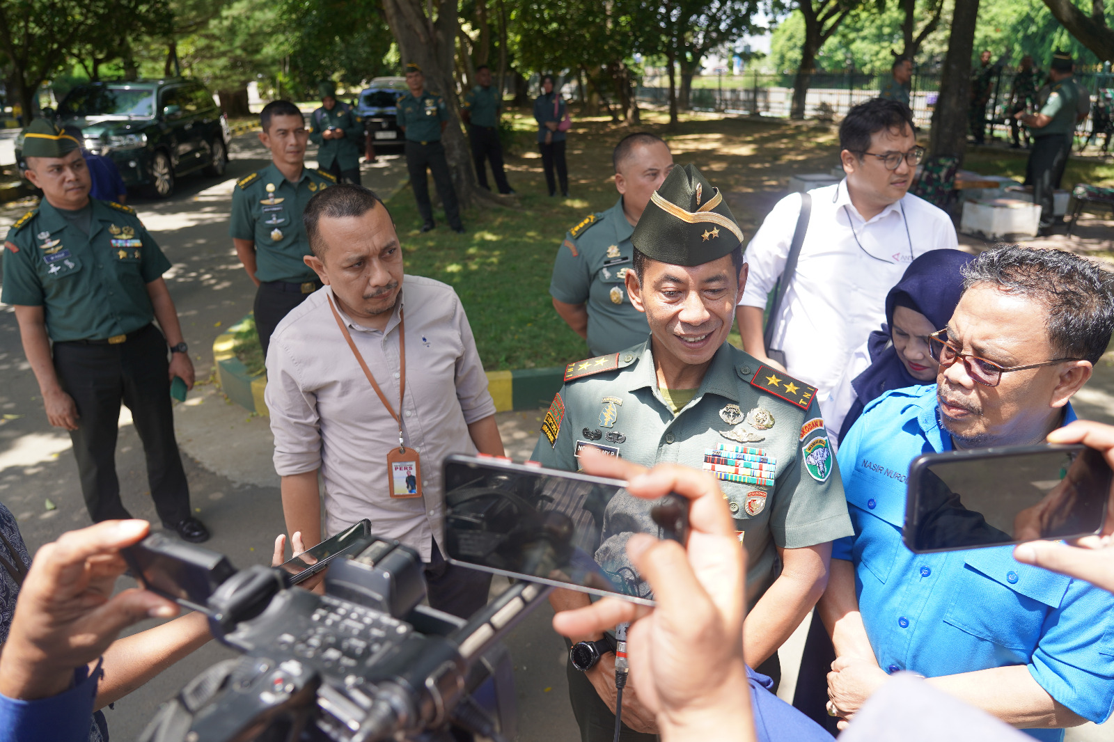 Tatap Muka Pangdam IM dengan Pimpinan Media Massa.