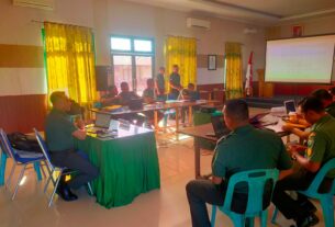 Tim Sospad Angkatan Darat Lakukan Kunker Ke Kodim 0105/Abar Untuk Meningkatkan Efektivitas Operasional Dan Kinerja