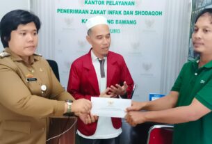 Baznas Kabupaten Tulang Bawang Kembali memberikan bantuan