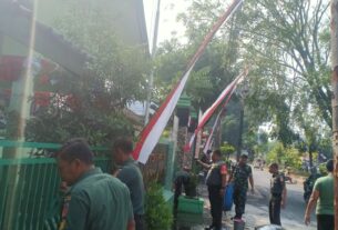 Begini Cara Koramil 01/Laweyan Dalam Menyambut HUT Kemerdekaan RI Ke-78