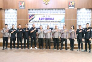 Bid Humas Polda Lampung Lakukan Supervisi Yang Dipusatkan di Polres Tulang Bawang