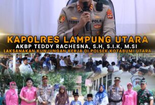 Cegah Kenakalan Remaja, Kapolres Lampung Utara Ingatkan Kapolsek Untuk Gelar Police Goes to School