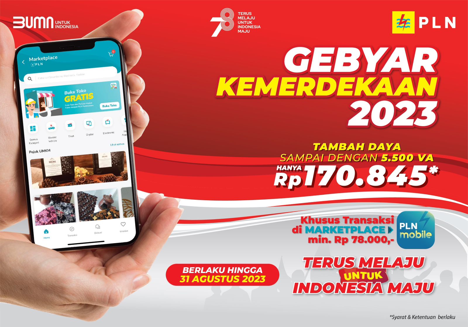 Dalam Sepekan, Promo Tambah Daya Listrik PLN Diserbu hampir 30.000 Pelanggan!