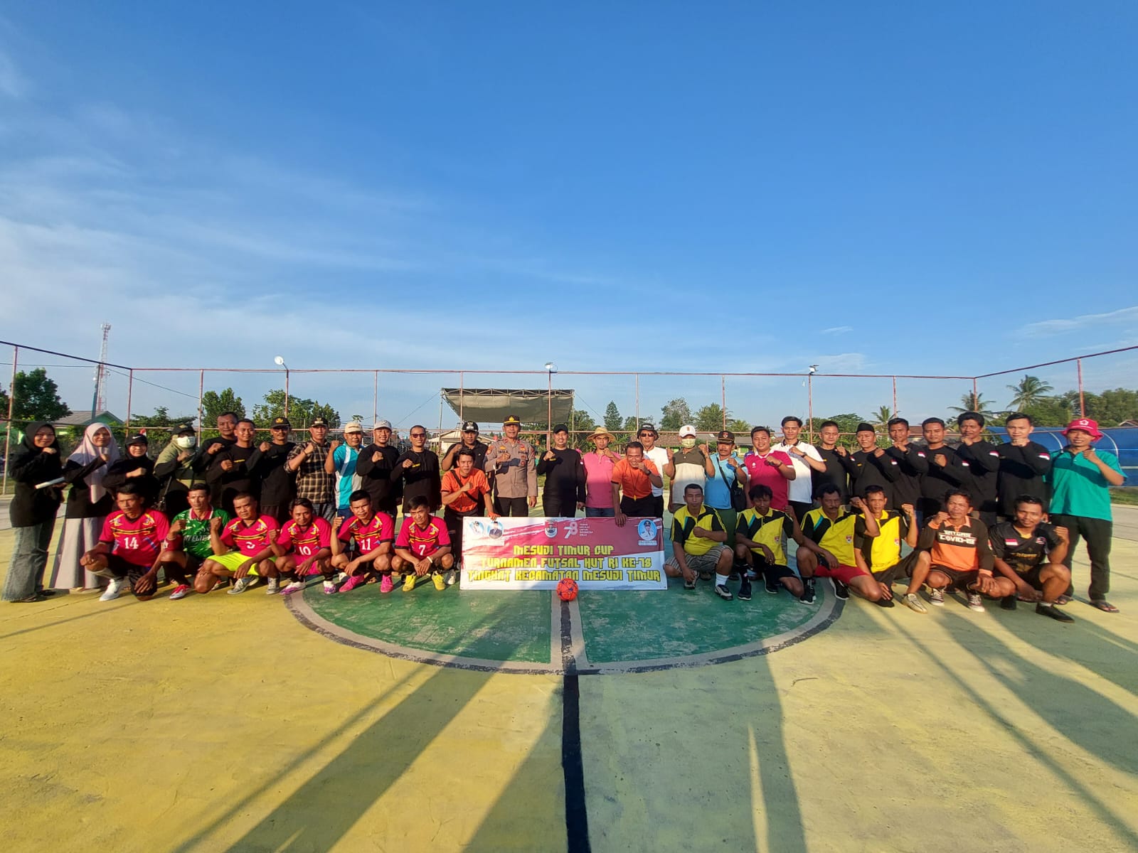 Meriahkan HUT RI ke-78 Kecamatan Mesuji Timur Menggelar Turnamen