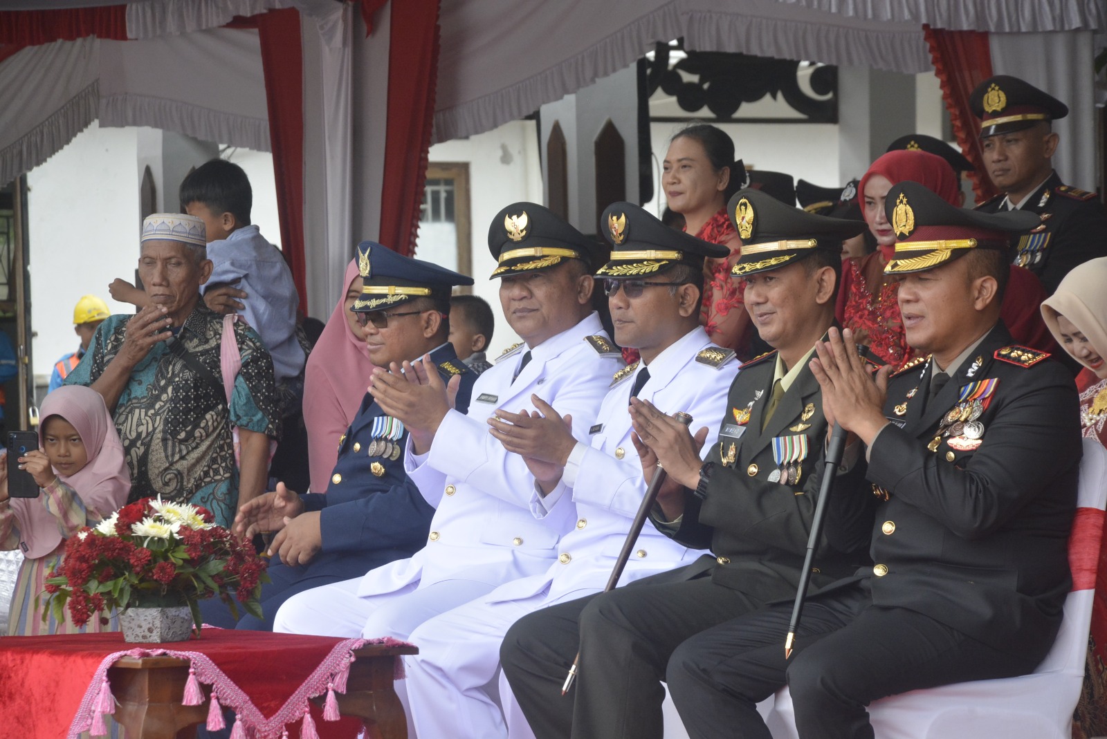 Dandim 0724/Boyolali Hadiri Upacara Detik-Detik Proklamasi Hut Kemerdekaan Republik Indonesia Ke 78