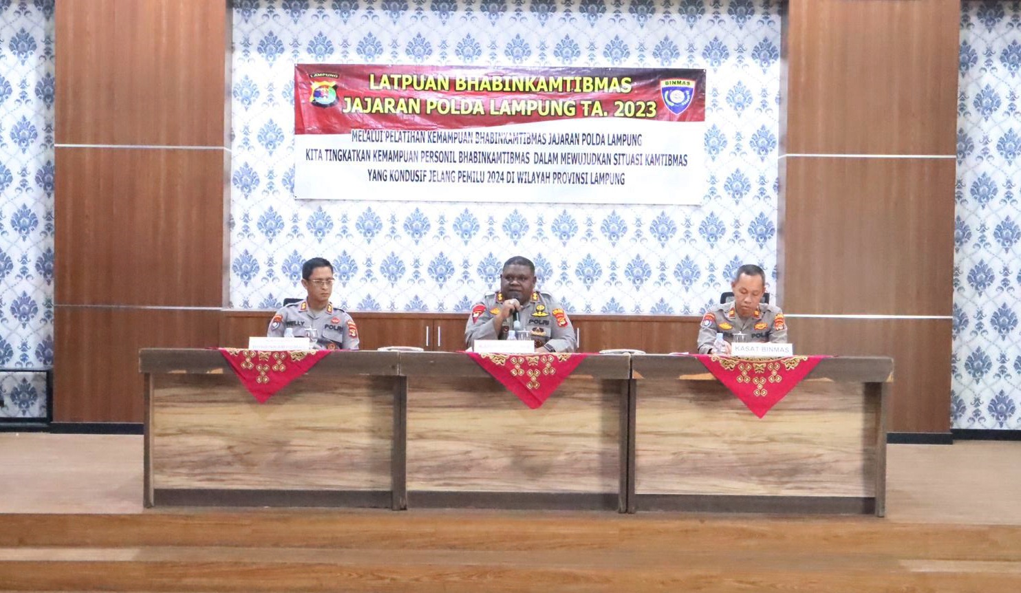 Ditbinmas Polda Lampung Gelar Latpuan Kepada 78 Personel Bhabinkamtibmas Polres Tulang Bawang