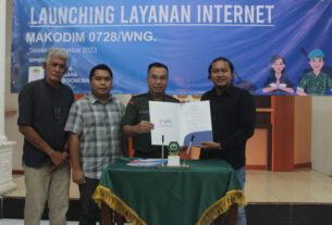 Dukung Kelancaran Jaringan Internet Kodim Wonogiri Gandeng PT Mamura Intermedia