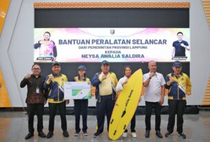 Gubernur Arinal Lepas Kontingen Pekan Olahraga Pelajar Nasional XVI Provinsi Lampung Ikuti Popnas di Sumatera Selatan