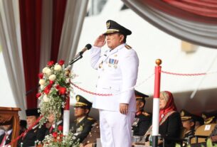 Jadi Inspektur Upacara HUT RI ke-78, Gubernur Arinal Kobarkan Semangat Membangun Daerah, Persiapkan Diri Menuju Indonesia Emas 2045