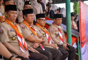 Kamabicab Mesuji Sulpakar Hadiri Apel Besar Hari Pramuka Ke-62 di Kotabumi