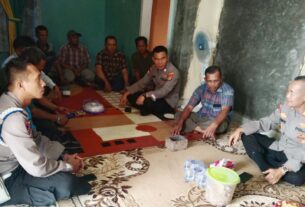 Kapolsek Banjar Agung Berikan Imbauan Kepada Dua Calon Kakam Sumber Makmur