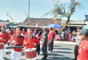 Koramil Wonosegoro Laksanakan Pengamanan dan Meriahkan Karnaval HUT RI ke 78