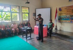 Bati Bhakti Koramil 01/Laweyan Berikan Materi Wawasan Kebangsaan di SMK Santo Paulus Surakarta