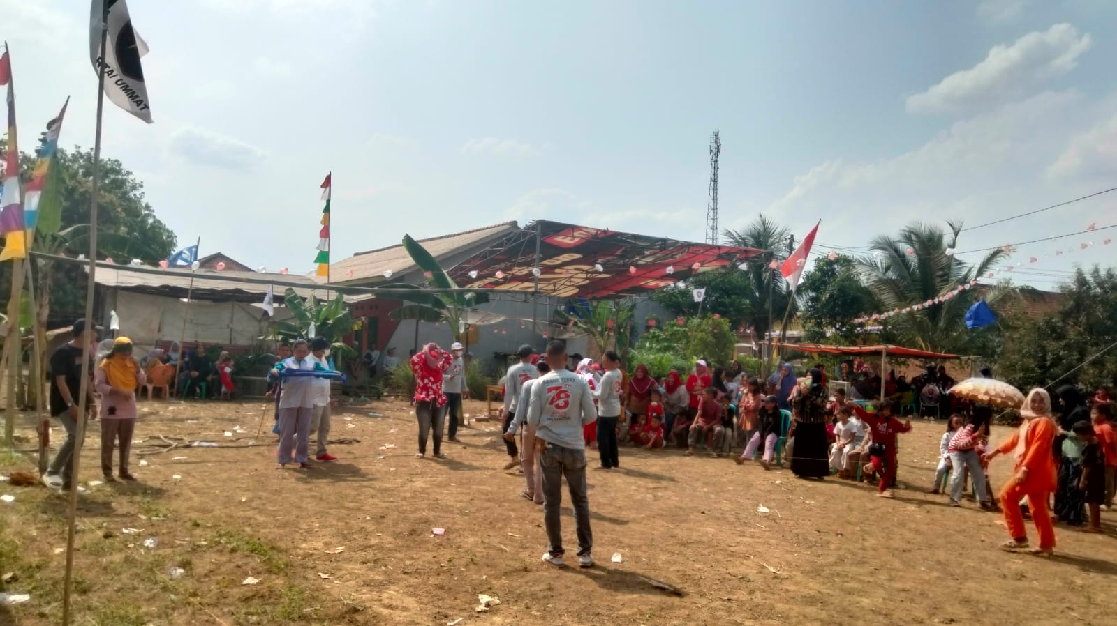 Meriahkan HUT RI Ke-78, warga kampung baru gang Rais Gelar Berbagai Macam perLombaan