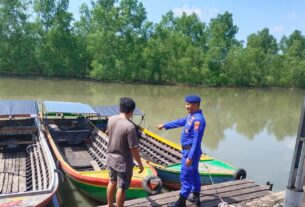 Motoris Speed Boat Jadi Sasaran Utama Binmas Air Oleh Polairud Polres Tulang Bawang