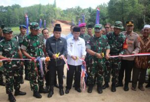 Pangdam II Sriwijaya Tutup TMMD ke 117 Desa Bojong Barat Lampung Utara