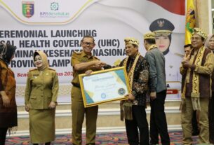 Pemprov Lampung Luncurkan Universal Health Coverage Program JKN, Sebanyak 8.5 Juta Jiwa Penduduk Lampung Berhasil Tercover JKN