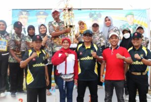 Penutupan Woodball Gubernur Cup 2023, Dandim 0410/KBL : Kobarkan Tekad, Raih Prestasi Yang Terbaik Untuk Bangsa