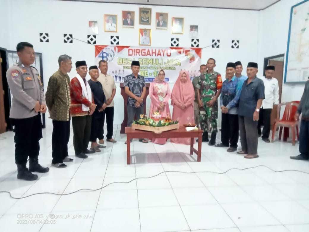 Peringatan HUT Desa Ala Masyarakat Semuli Jaya