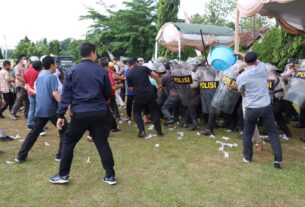 Polres Tulang Bawang Tangkap Provokator Penyebab Kerusuhan di TPS