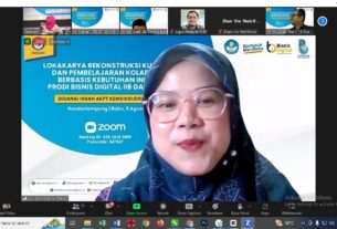 Prodi Bisnis Digital IIB Darmajaya Gelar Lokakarya Rekonstruksi Kurikulum dan Pembelajaran Kolaboratif Berbasis Industri