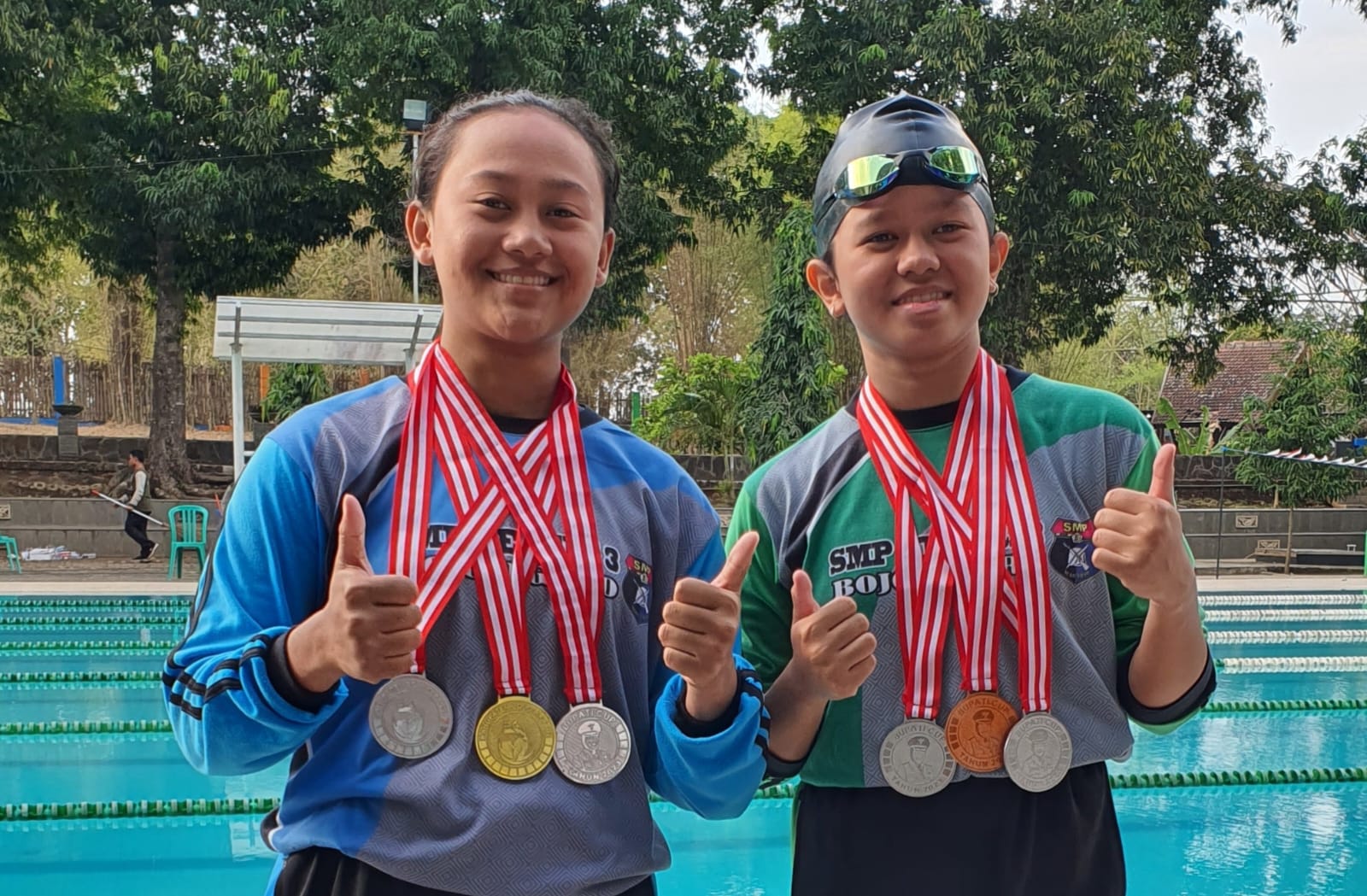 Putri anggota Kodim Bojonegoro sabet 5 Medali Cabor Renang Bupati Cup 2023