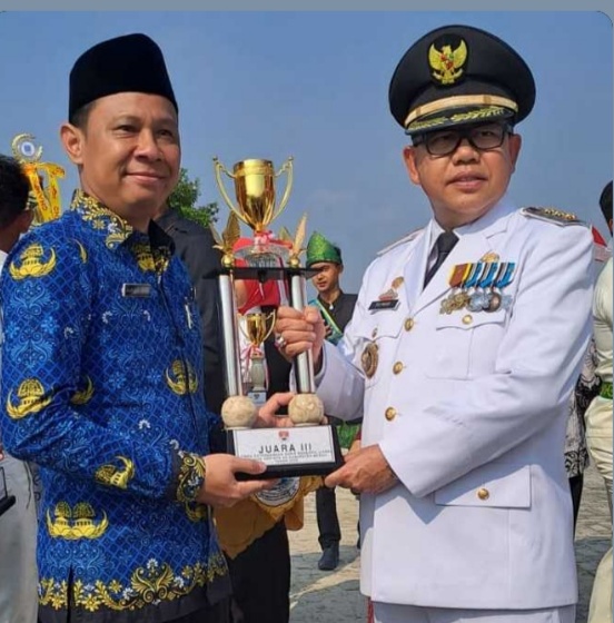 SMPN 3 Mesuji Raih Juara Lomba Ketangkasan Baris Berbaris