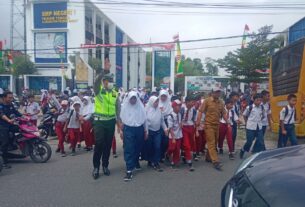 Sat Lantas Polres Pesisir Barat hadir untuk masyarakat