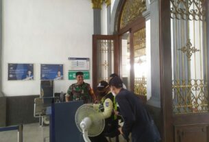 Satpam Stasiun Kereta Api Jadi Sasaran Komsos Babinsa Koramil 04/Jebres, Ini Alasannya