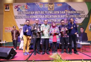 Sekdaprov Fahrizal Jadi Narasumber Peringatan HUT ke-77 PWI/HPN dan Porseniwada 2023 di Sumatera Selatan, Tekankan Pentingnya UKW dan Wawasan Kebangsaan Para Wartawan
