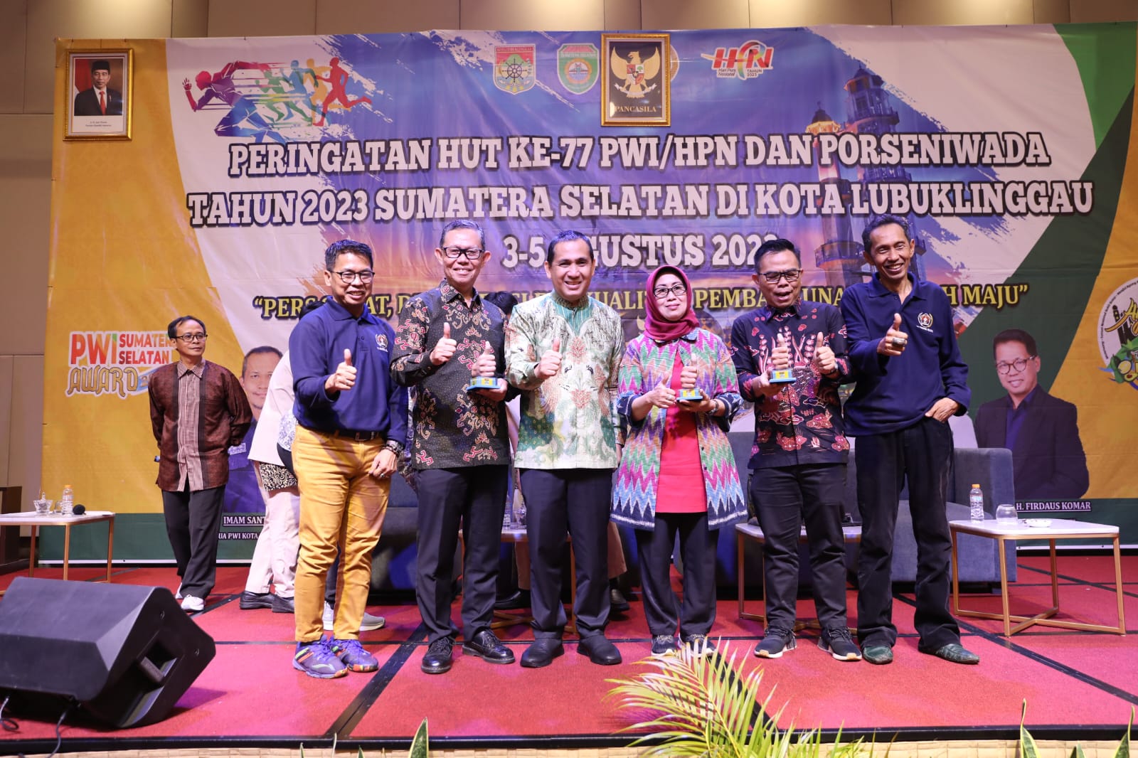 Sekdaprov Fahrizal Jadi Narasumber Peringatan HUT ke-77 PWI/HPN dan Porseniwada 2023 di Sumatera Selatan, Tekankan Pentingnya UKW dan Wawasan Kebangsaan Para Wartawan