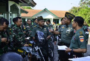 Kodim 0735/Surakarta Gelar Pemeriksaan Kendaraan Dinas, Ternyata Ini Tujuannya