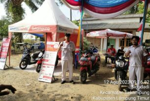 "TDM SEKAMPUNG GELAR ROADSHOW HONDA DAN SERVICE MURAH DI KEL.SIDODADI KEC.SEKAMPUNG KAB. LAM-TIM"