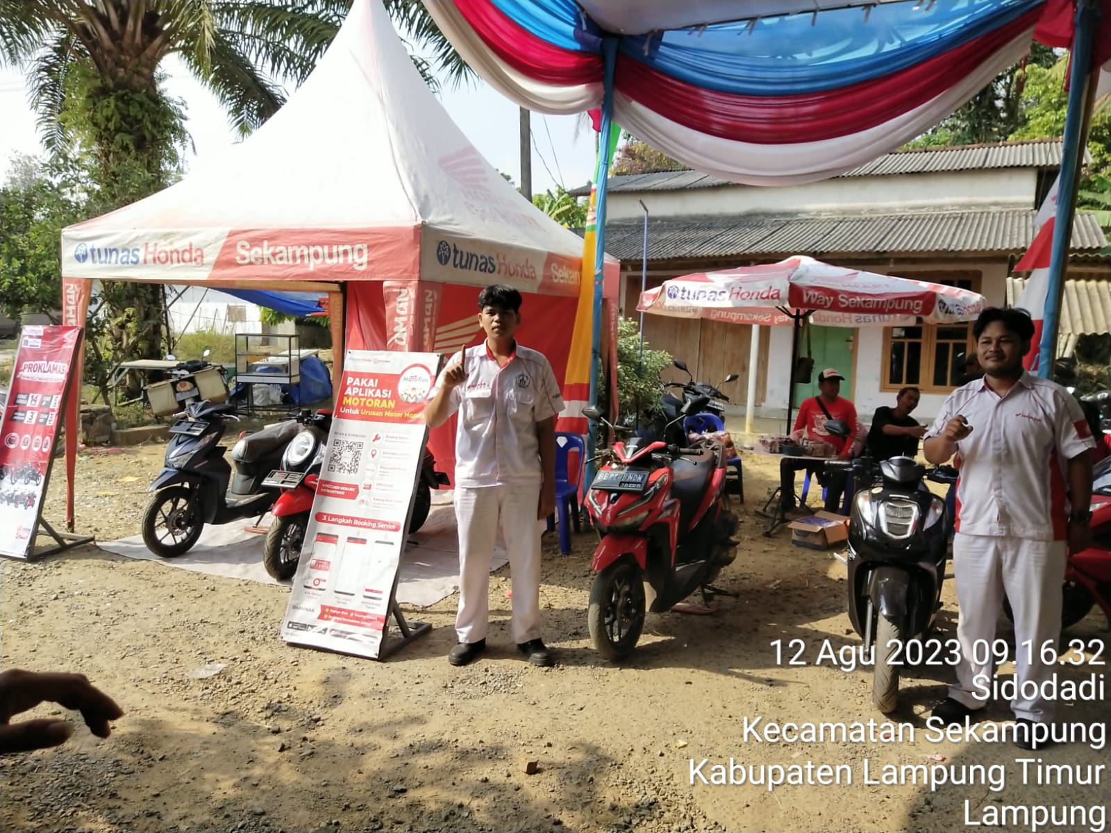 "TDM SEKAMPUNG GELAR ROADSHOW HONDA DAN SERVICE MURAH DI KEL.SIDODADI KEC.SEKAMPUNG KAB. LAM-TIM"