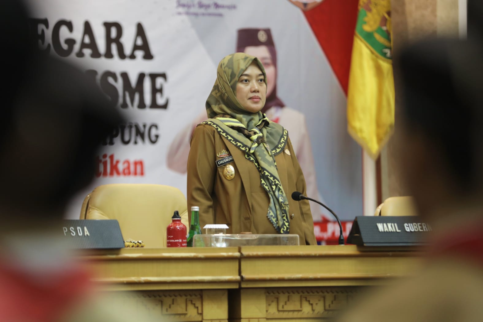 Wagub Chusnunia Buka Workshop Bela Negara dan Bahaya Radikalisme Kwarda Pramuka Provinsi Lampung Tahun 2023