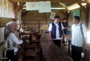 Waw, di Lampung Utara masih ada sekolah berdindingkan geribik terbuat dari anyaman bambu