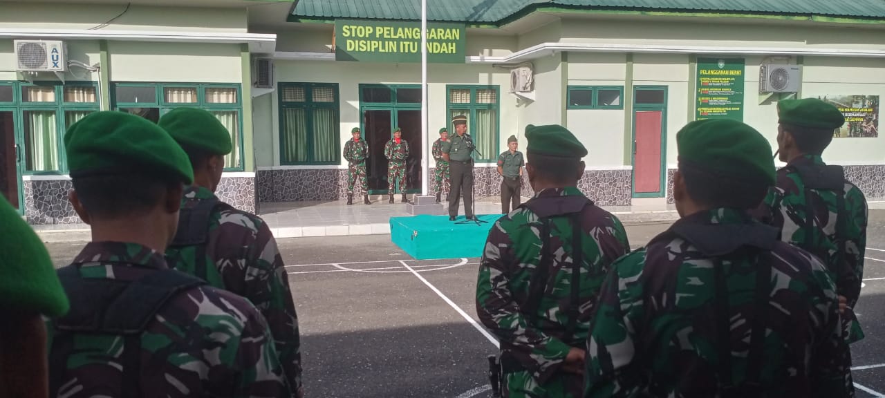 Upacara Bendera Hari Senin Rutin Digelar Kodim 0105/Abar, Ini Arahan Kasdim