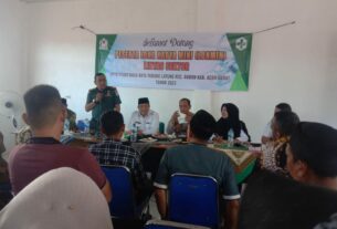 Hadiri Lokakarya Mini Lintas Sektor, Danposramil 06/Bubon : Kesehatan Masyarakat Secara Kolektif Tanggung Jawab Bersama