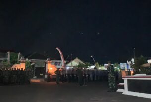 Dandim 0728/Wonogiri Pimpin Apel Kehormatan dan Renungan Suci Peringatan HUT RI Ke-78