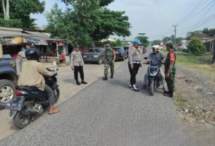 Wujudkan Sinergitas, TNI-Polri Gelar Patroli Gabungan.