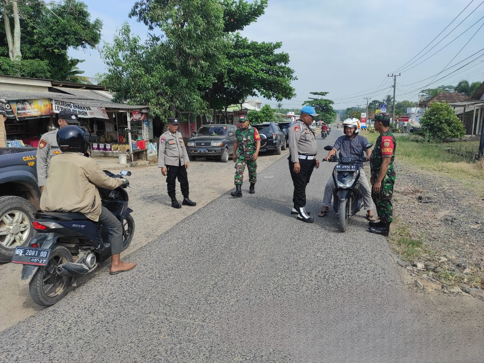 Wujudkan Sinergitas, TNI-Polri Gelar Patroli Gabungan.