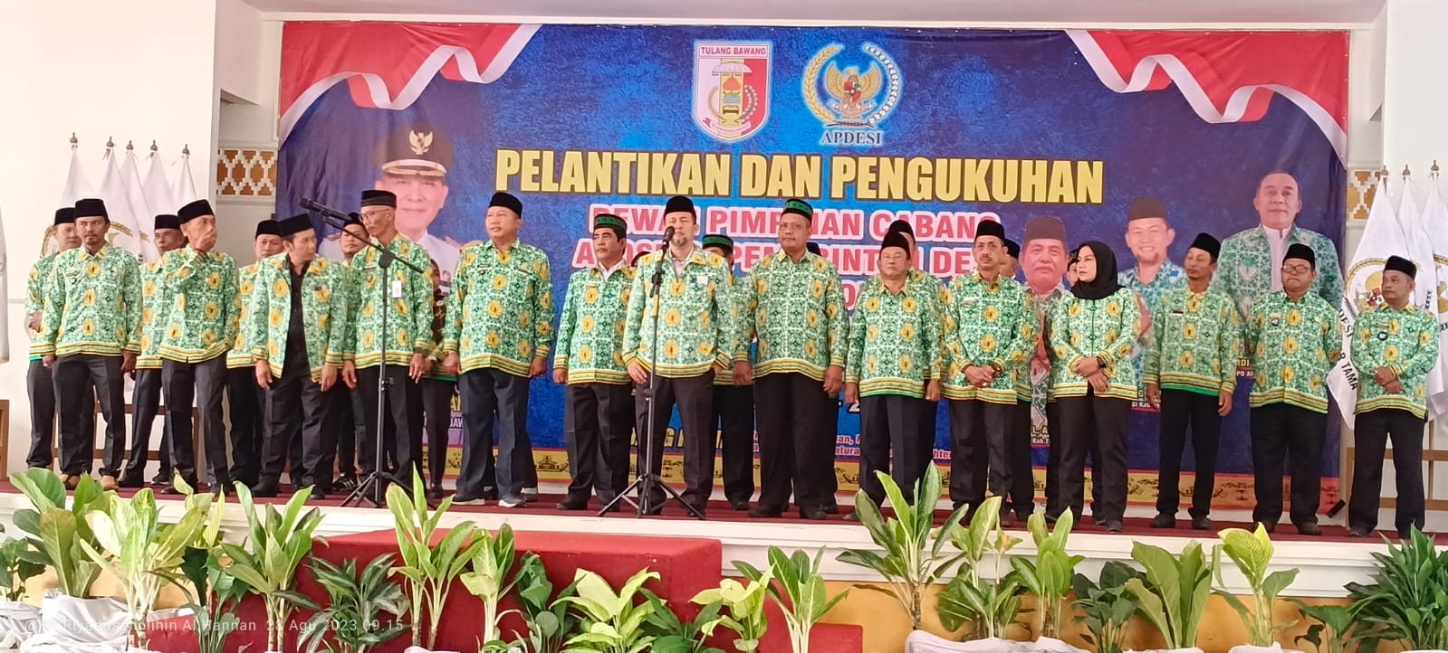 Hi.Bambang Sumantri AP.pimpin kembali APDESI kabupaten Tulangbawang.