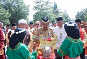 BUPATI PESISIR BARAT HADIRI PELANTIKAN DAN PENGUKUHAN (KBSB) PESIBAR PERIODE 2023- 2028