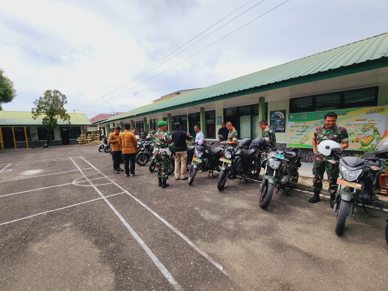 Budayakan Tertib Berlalulintas, Kelengkapan Kendaraan Dinas Kodim 0105/Abar Dicek Staf Intel Kodam IM