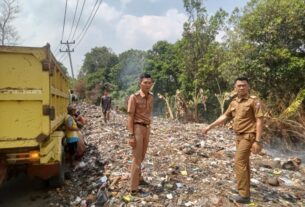 DLH Lampura Kerahkan 10 Armada angkut sampah di TPS Liar