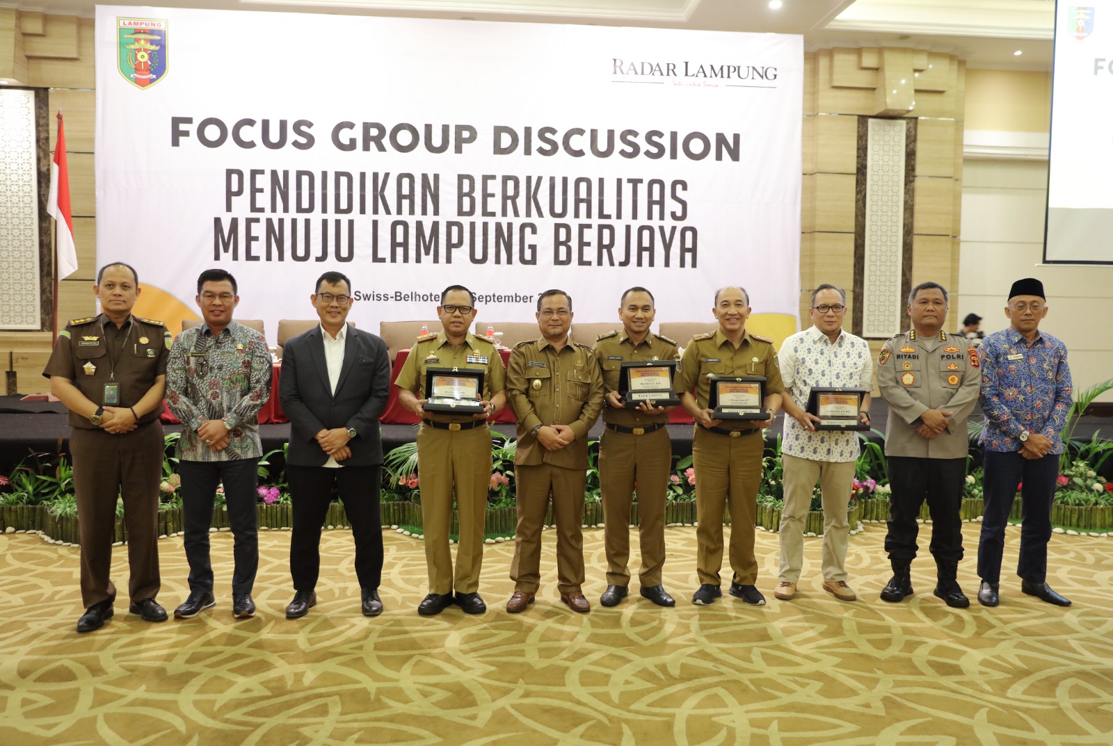 Dinas Pendidikan dan Kebudayaan Provinsi Lampung Bekerja Sama dengan Radar Lampung Gelar FGD Bertema "Pendidikan Berkualitas Menuju Lampung Berjaya"